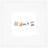 COAST flags Art Print by Sara Fitz
