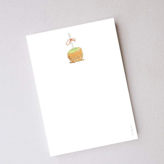 Caramel Apple Notepad by Sara Fitz