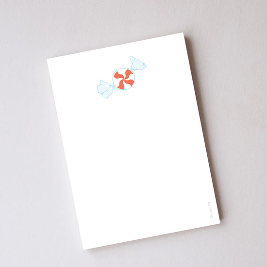 Peppermint Candy Notepad by Sara Fitz