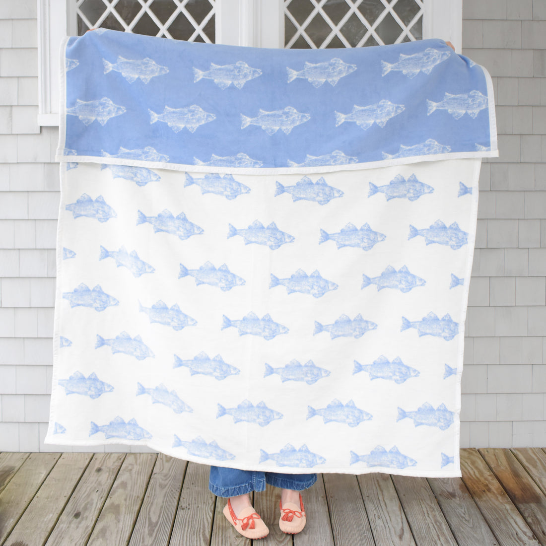 Sara Fitz Blue Fish ChappyWrap by Sara Fitz