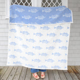 Sara Fitz Blue Fish ChappyWrap by Sara Fitz