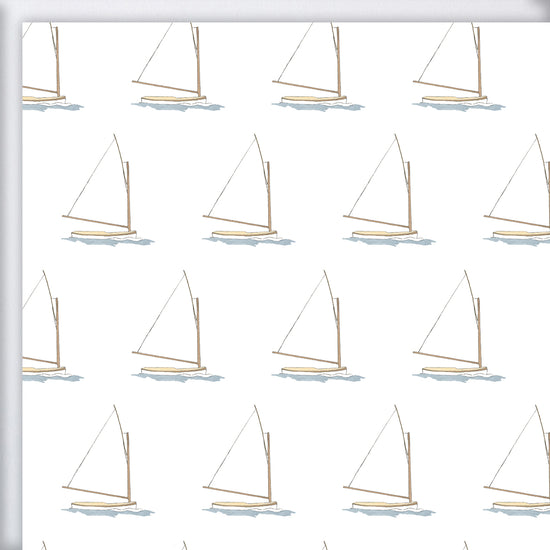 Sailboat Gift Wrap by Sara Fitz