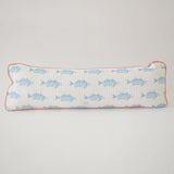 Lumbar Pillow, Blue Fish