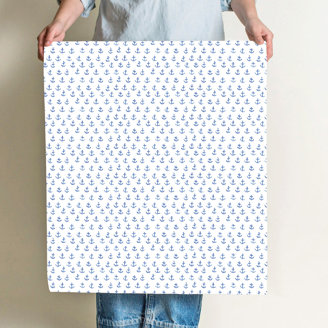 Watercolor Anchor Wallpaper by Sara Fitz