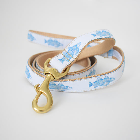 Dog Leash, Blue Fish