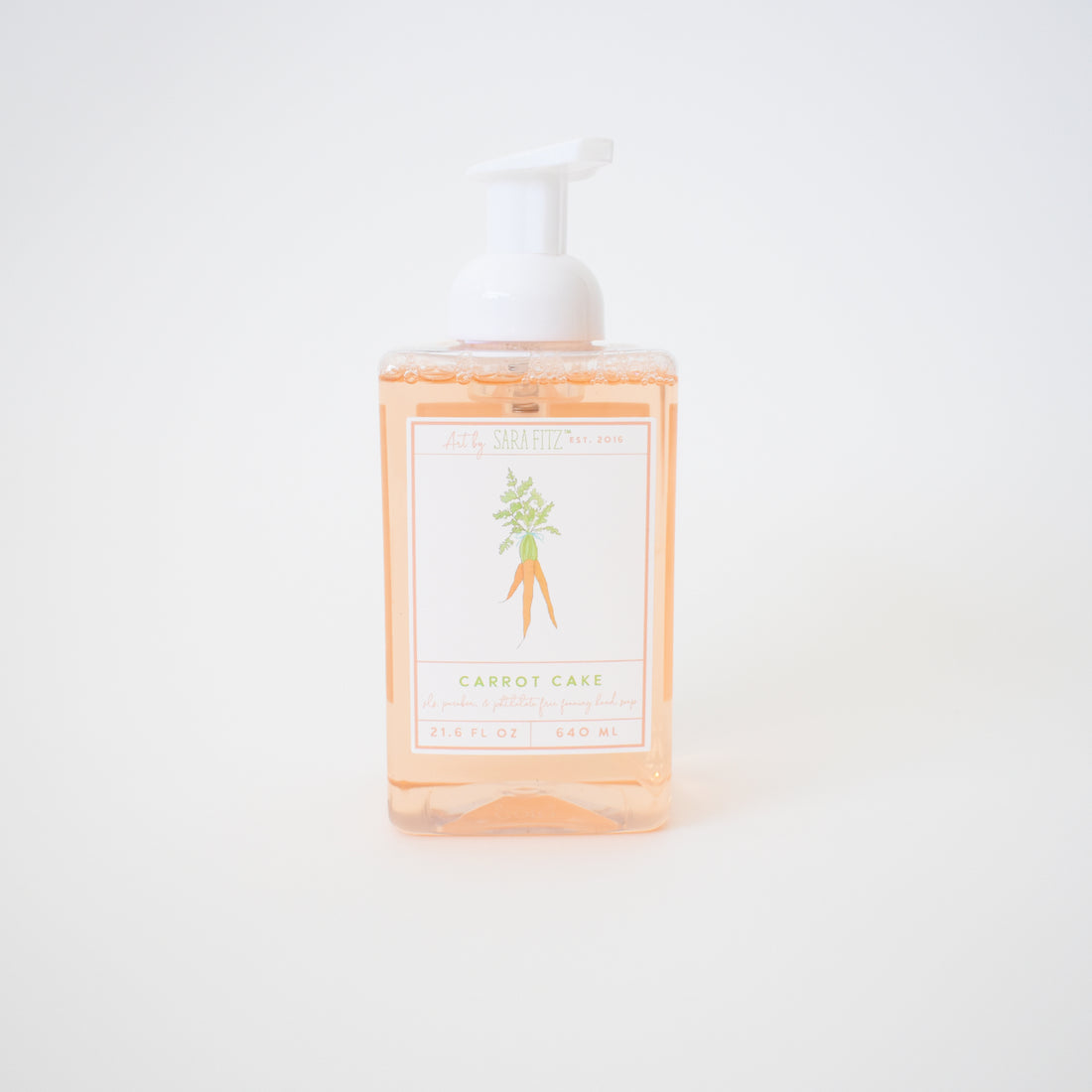 Carrot Foaming Soap by Sara Fitz