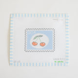Cherry Stamp Needlepoint