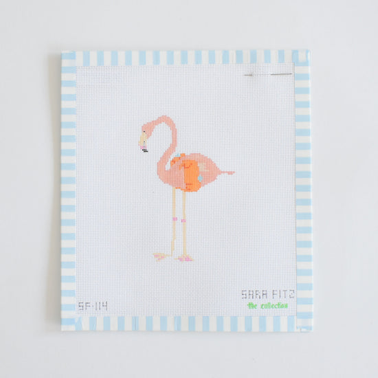 Flamingo Needlepoint