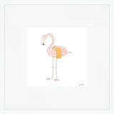 Flamingo Art Print by Sara Fitz