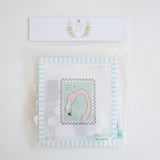 Flamingo Stamp Needlepoint