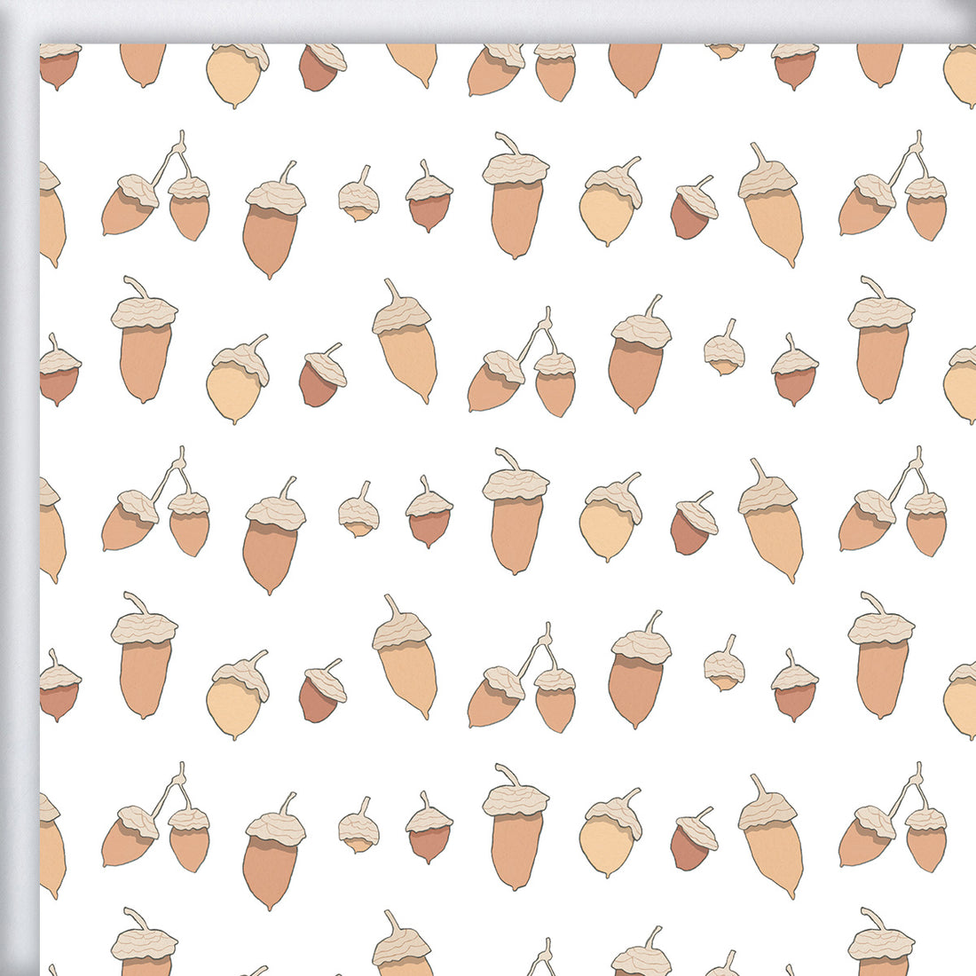 Acorn Gift Wrap by Sara Fitz
