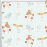 Mushroom Gift Wrap by Sara Fitz