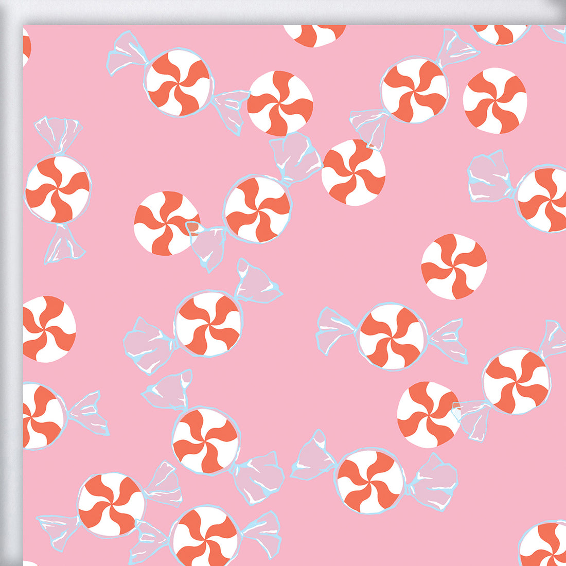 Peppermint Candy Gift Wrap by Sara Fitz