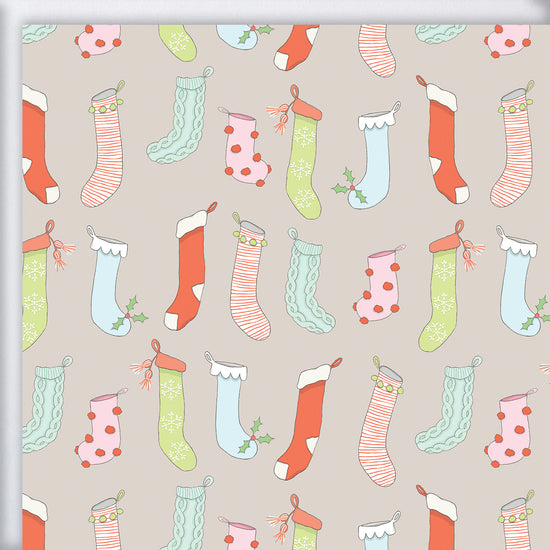 Stockings Gift Wrap by Sara Fitz