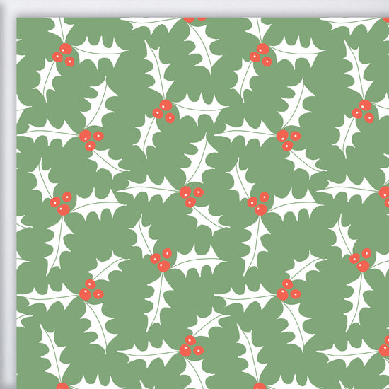 Holly Gift Wrap by Sara Fitz