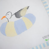 Floating Gull Needlepoint