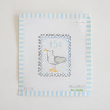 Gull Stamp Needlepoint