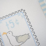 Gull Stamp Needlepoint