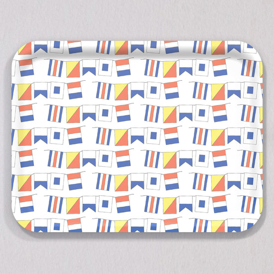 Large COAST Flags Tray by Sara Fitz