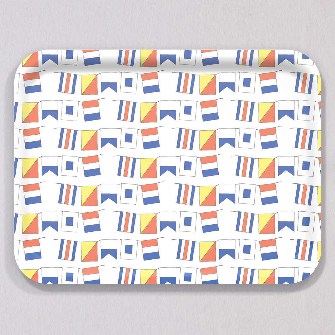 Large COAST Flags Tray by Sara Fitz