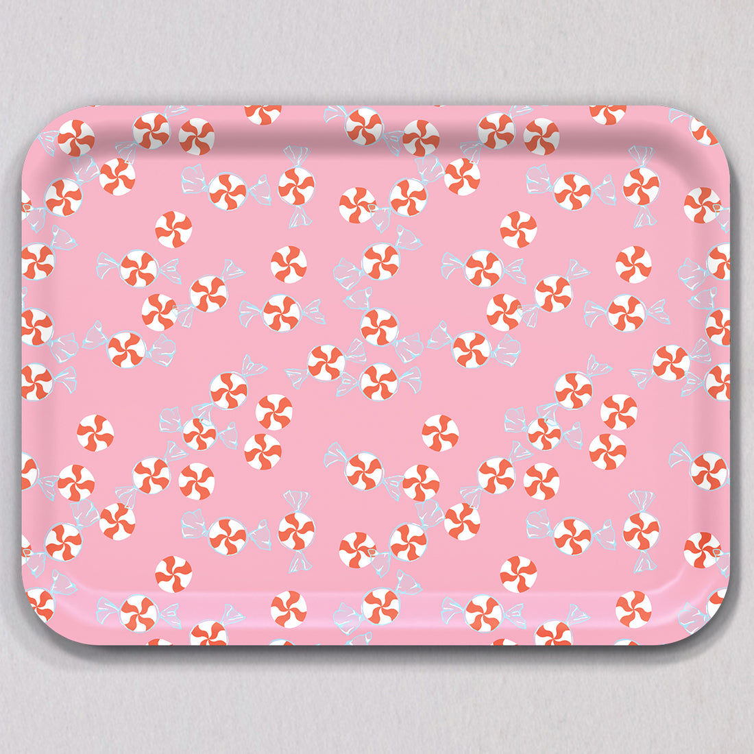 Large Peppermint Candies Tray