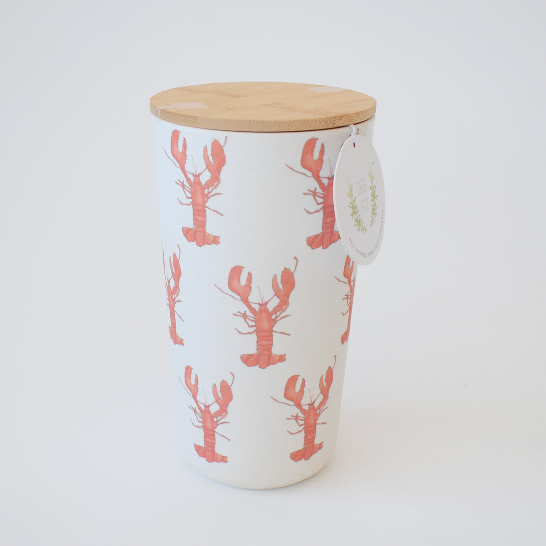 Large Lobster Bamboo Food Storage by Sara Fitz