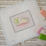 Shell Stamp Needlepoint