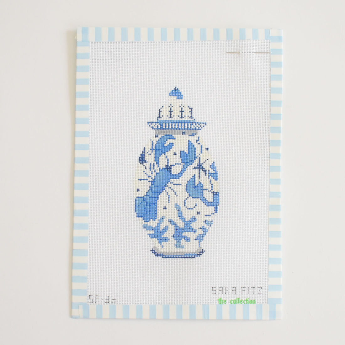 Ginger Jar Lobster Needlepoint