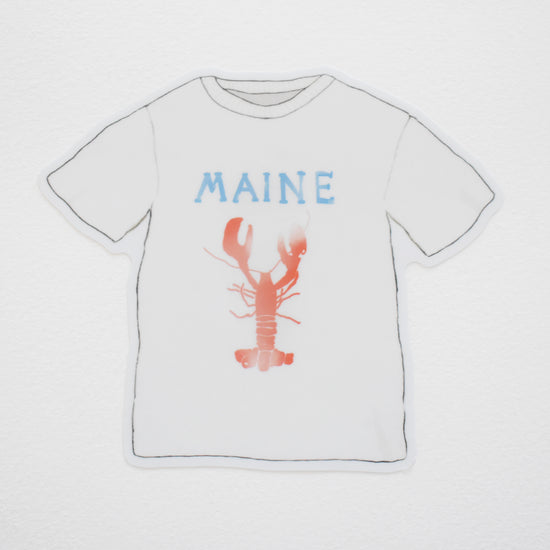 Maine Tee Sticker by Sara Fitz