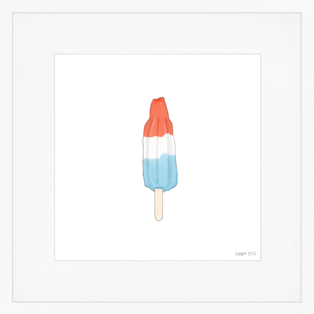 Popsicle Mega Art Print by Sara Fitz