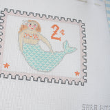 Mermaid Stamp Needlepoint