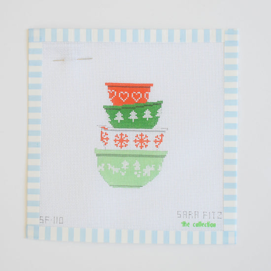 Mixing Bowls Needlepoint