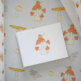 Mushroom Gift Wrap by Sara Fitz
