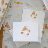 Mushroom Notepad by Sara Fitz