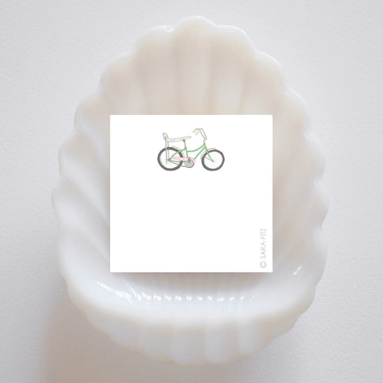 Banana Bike Notelet by Sara Fitz