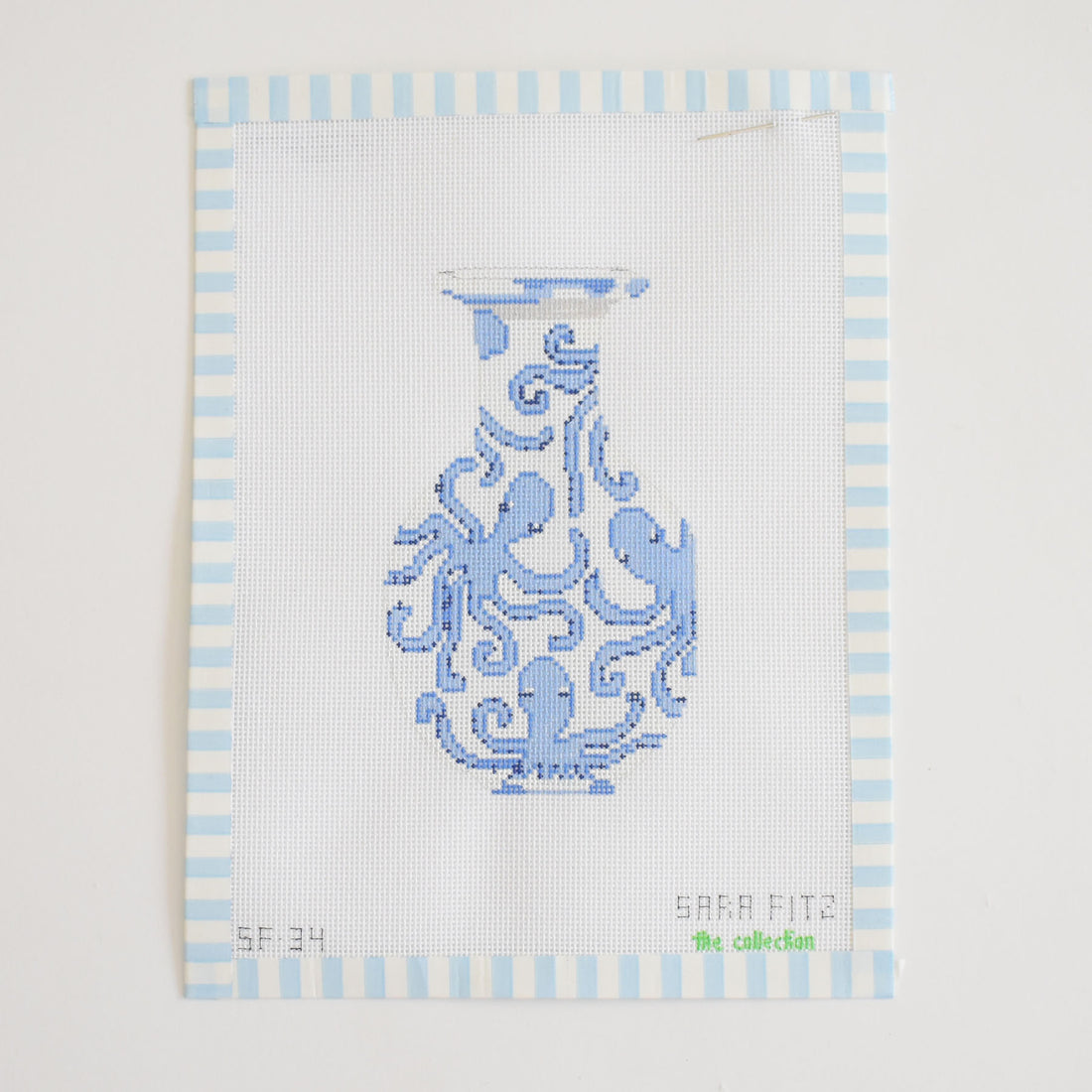 Ginger Jar Octopus Needlepoint