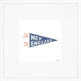 New England Pennant Art Print by Sara Fitz
