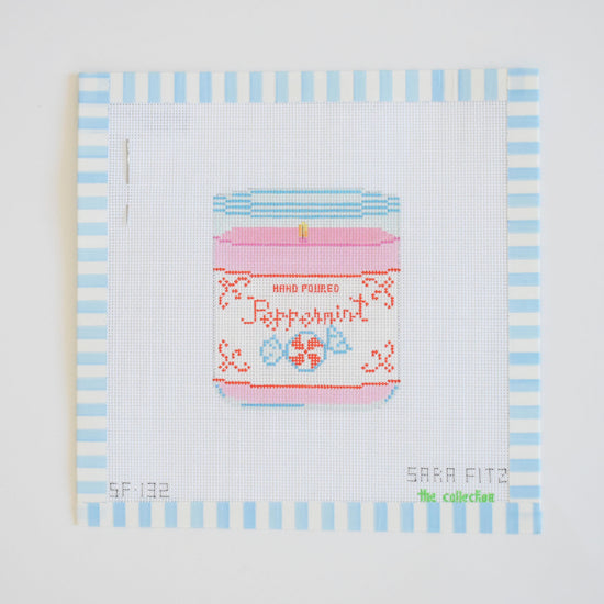Peppermint Candle Needlepoint