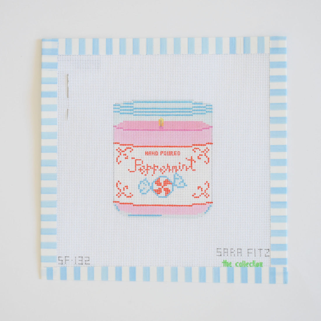 Peppermint Candle Needlepoint