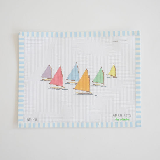 Rainbow Fleet Needlepoint