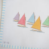 Rainbow Fleet Needlepoint