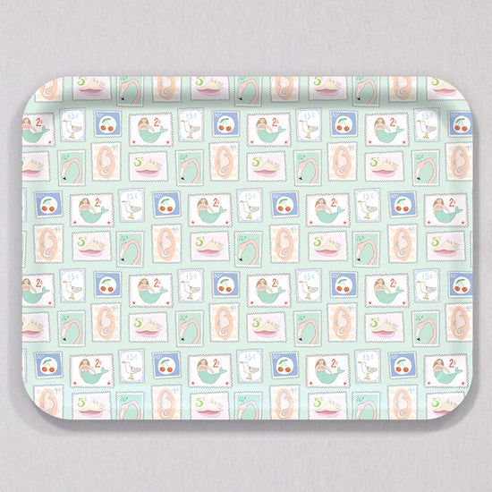 Large Coastal Stamps Tray