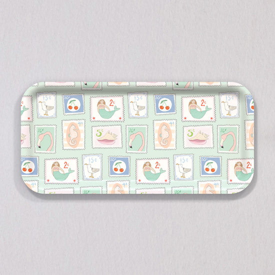 Small Coastal Stamps Tray