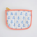 Coin Pouch, Anchor by Sara Fitz