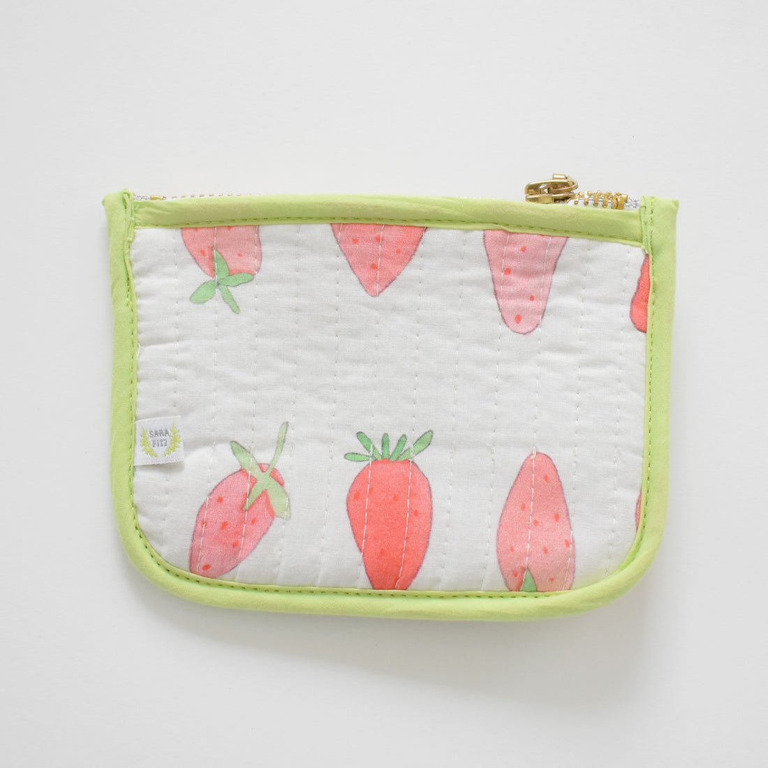 Coin Pouch, Strawberry by Sara Fitz