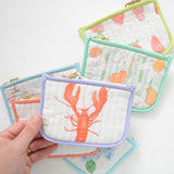 Coin Pouch, Strawberry by Sara Fitz