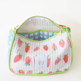 Cosmetic Pouch, Strawberry by Sara Fitz
