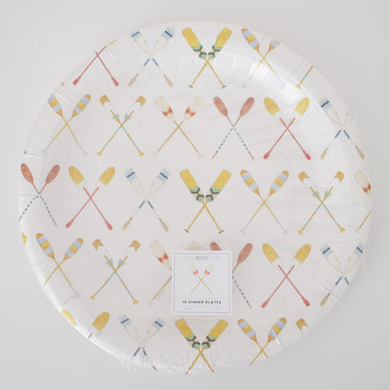 Oar Paper Dinner Plates