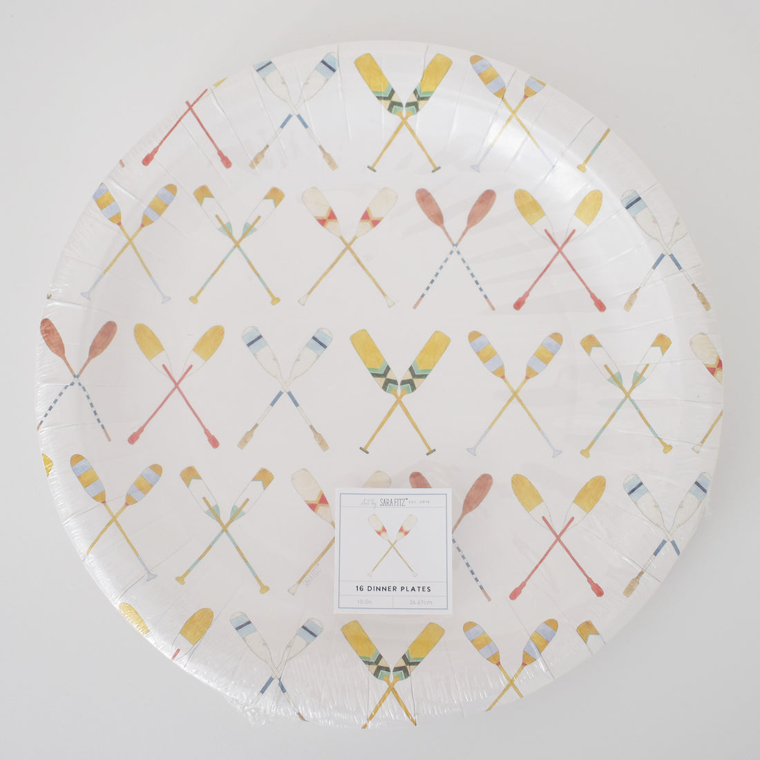 Oar Paper Dinner Plates