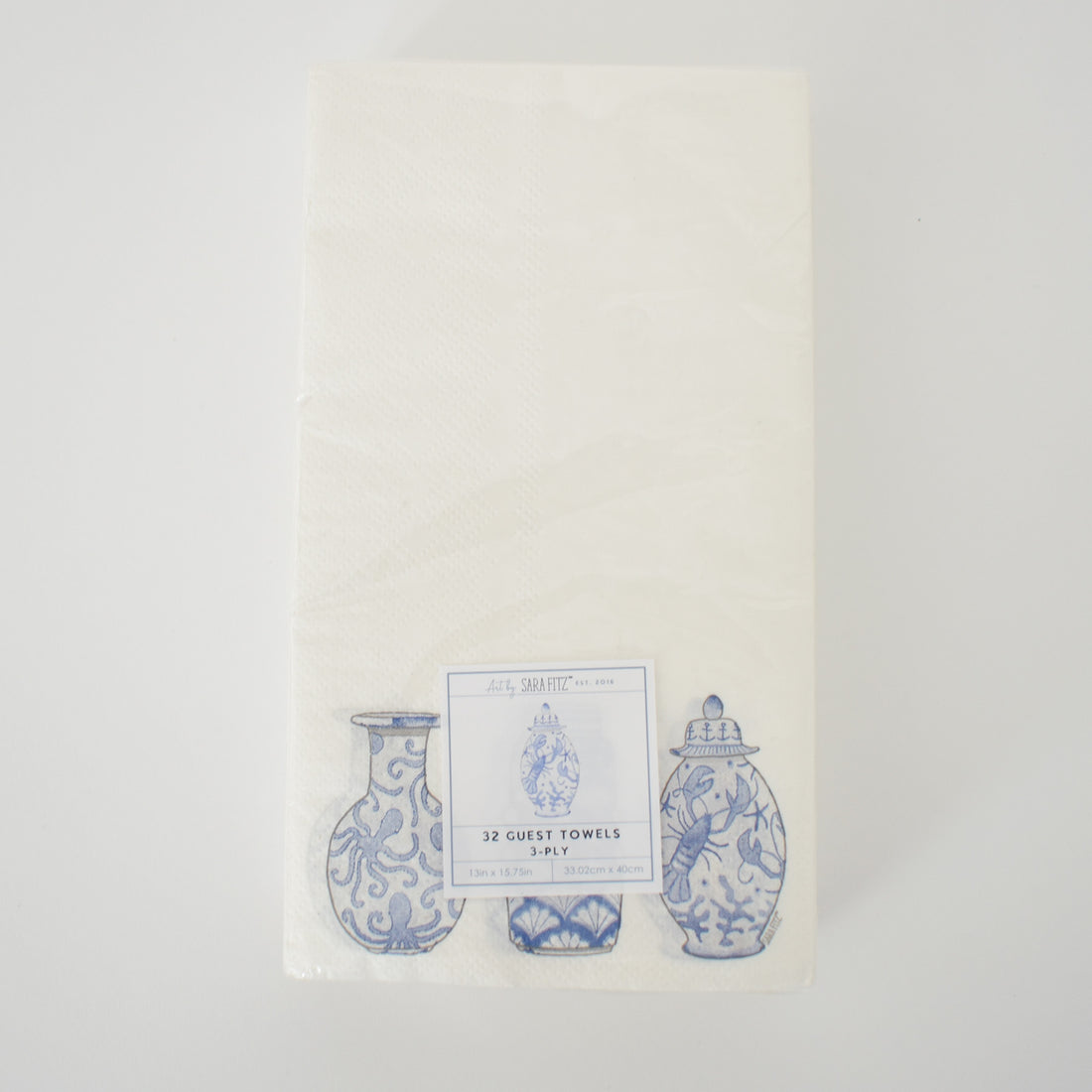 Ginger Jar Paper Guest Towels by Sara Fitz